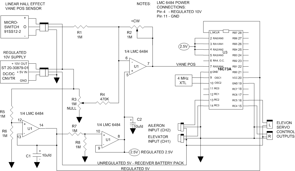 Figure 16. Schematic Diagram - Albatross I Stabilizer Control Electronics