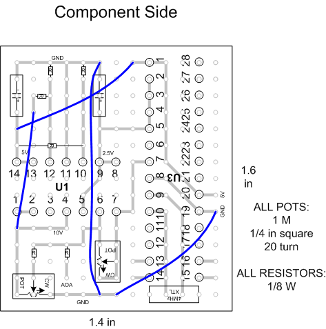 Figure 18. Albatross I Stabilizer PC Board Layout