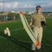 Chris with a ready to throw Kahu