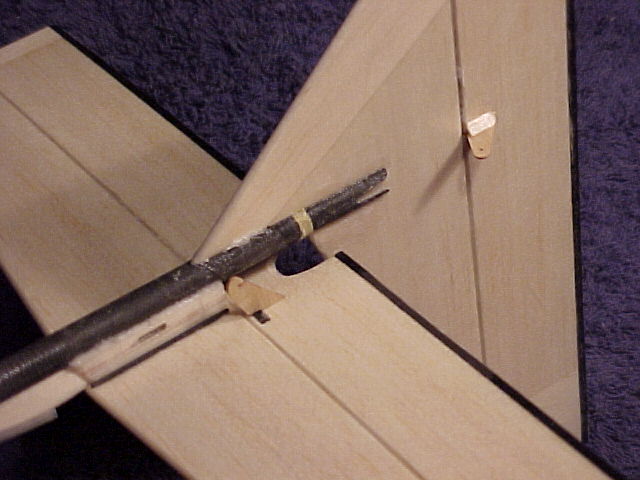 Tail group components assembled