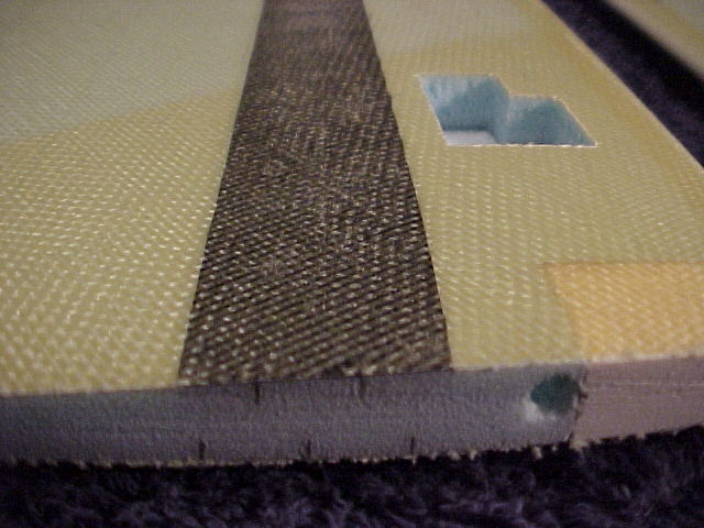 Here is a view of the wing root with cutouts