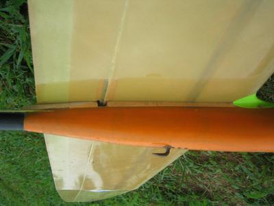 Tow hook options as seen from bottom of pod and wing saddle