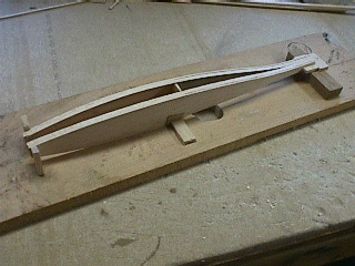 Fuselage in alignment jig