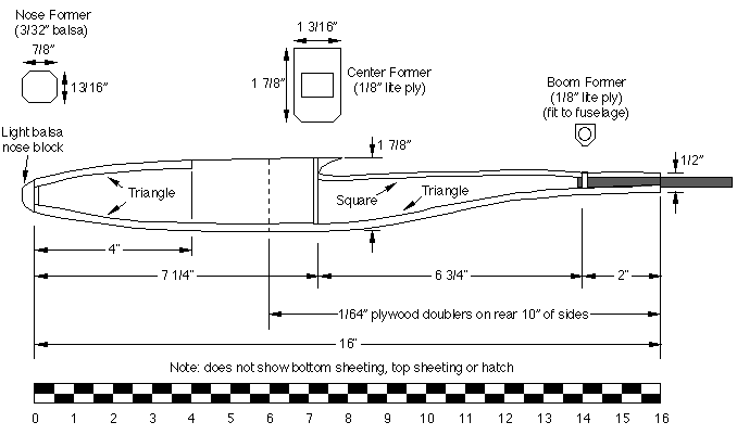 Dimensioned Fuselage Plan