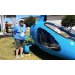 Sue Benua with autogyro